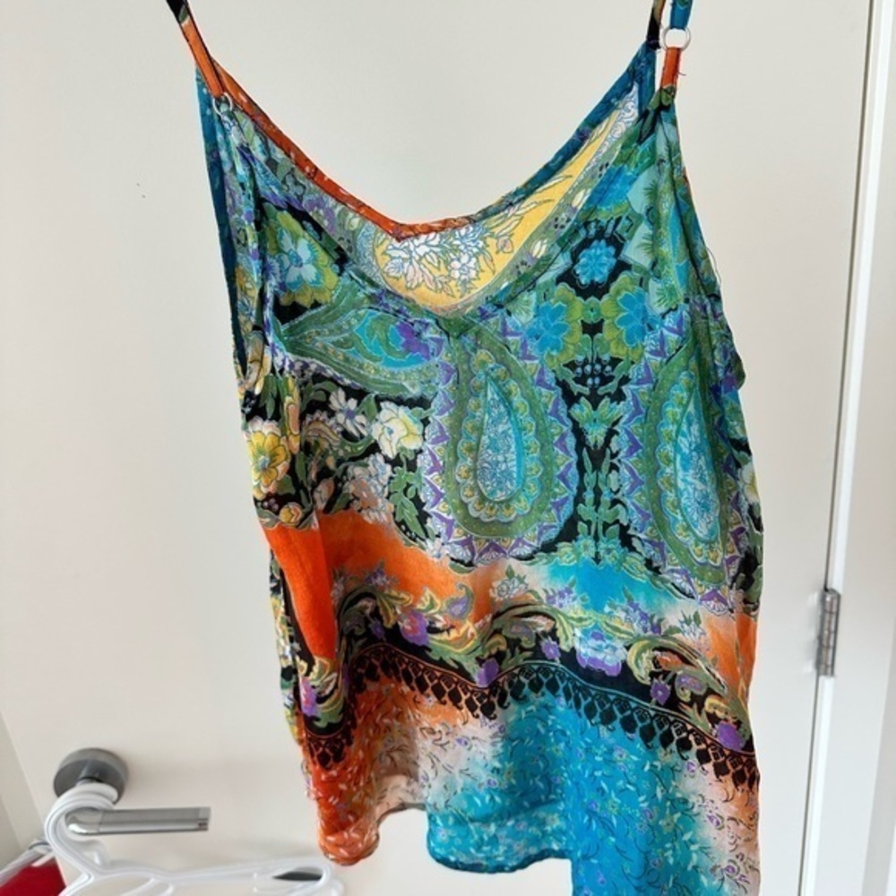 Alchemy Fashions Pure Silk Tank Top. Small